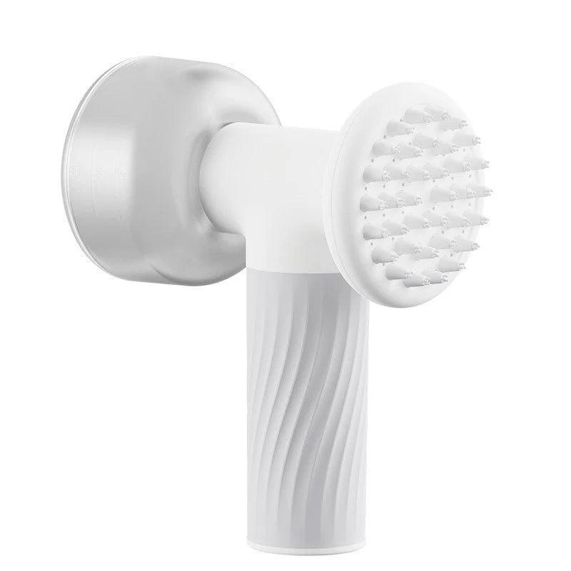 Automatic Foaming Dog Cat Bath Brush Dog Shampoo Brush With Soap Dispenser Electric Pet Grooming Massage Brush Pet Bath Brush Scrubber Comb For Dog Cat Pet Products