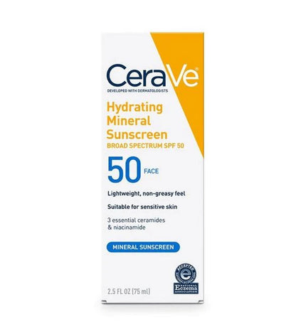 Hydrating Mineral Sunscreen Broad Spectrum SPF 50 (Original)