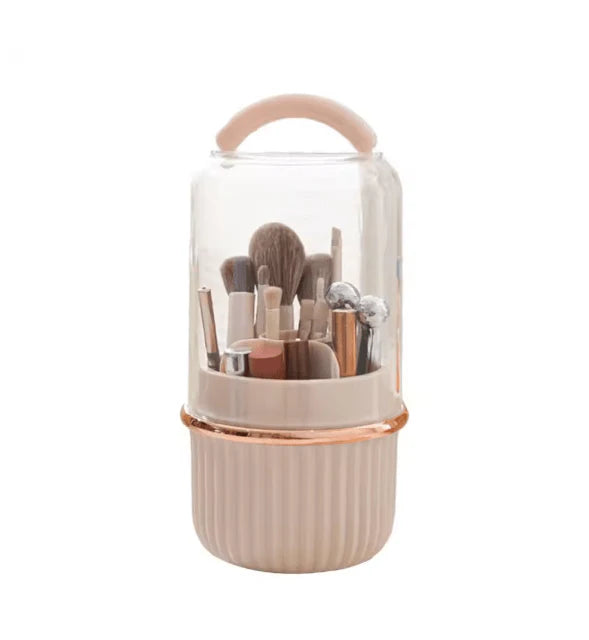Rotating Brush Storage Bin