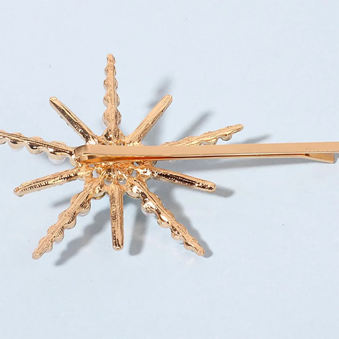 Six-Pointed Star Shape Rhinestone Clip